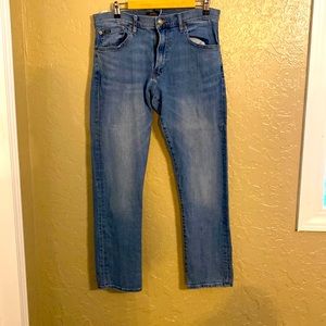 Men’s Gently Worn Ralph Lauren Jeans 34x32 The Hampton Relaxed Straight